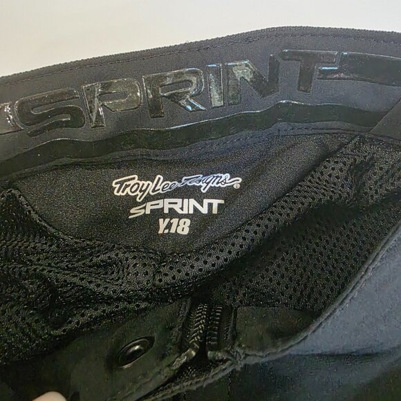 Troy Lee Designs Sprint Kids Riding Pants Black Youth 18 - Picture 5 of 7